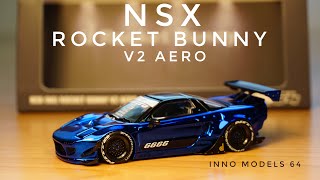 イノモデル INNO models 64     NSX ROCKET BUNNY V2 AERO 1/64 diecast car ミニカー コレクション