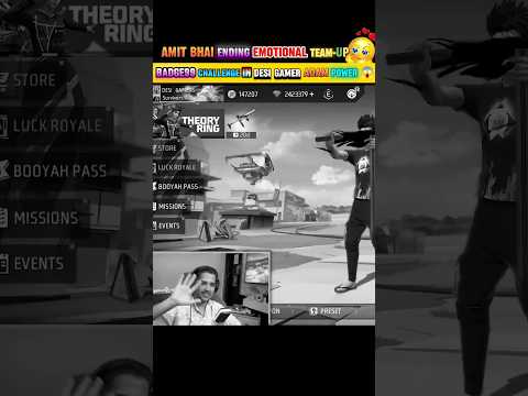POWER Of Adam Challenge @Badge99ff 😱🏆 IN @DesiGamers_ End Emotional 🤡#freefire #deshigamer #shorts