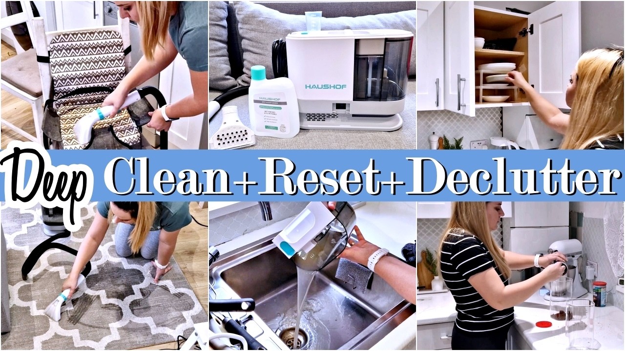 DEEP CLEAN WITH ME 2026 | Deep Cleaning Motivation | HAUSHOF Carpet And Upholstery Cleaner