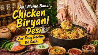 Aaj Maine Banai Chicken Biryani | Desi Aur Easy Recipe | Pakistani Food Vlog Germany