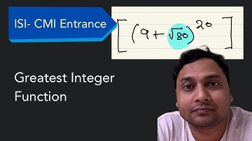 Binomial Theorem with Greatest Integer Function | ISI BStat BMath Entrance 2023 Objective 19