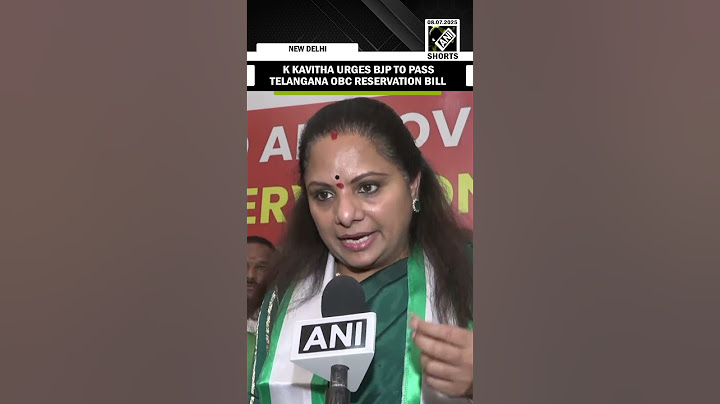 BRS leader K Kavitha urges BJP to pass Telangana OBC Reservation Bill, include in 9th schedule