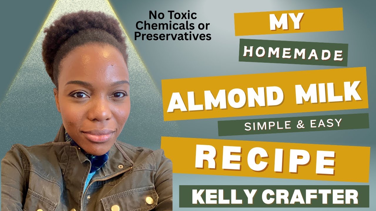 How to Make Almond Milk at Home | No Preservatives, Clean & Delicious