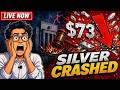 🔴 LIVE: Silver Crashed $73 — BUY Signal or Trap? Real-Time Analysis