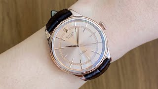 Đồng hồ Rolex Cellini Time 50505 Tia Hồng Fulllset 2021 | Dương Đồng hồ