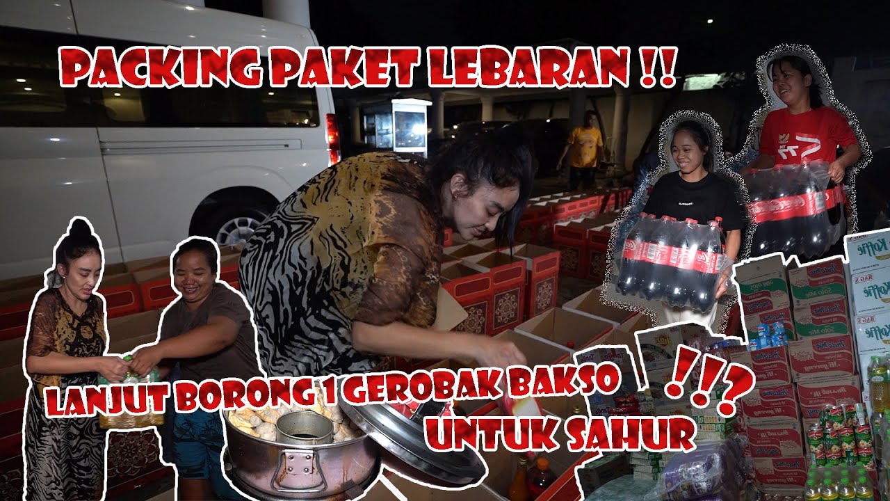 SEMUA KARYAWAN BANTU BUNDA PACKING PAKET LEBARAN!!!