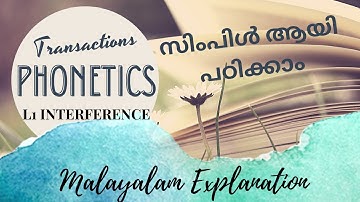 Transactions: Phonetics: L1 Interference