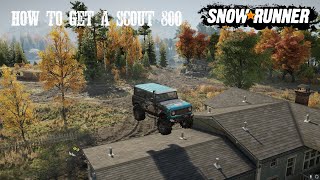 How To Get A Scout 800 In Phase 9 Ontario Canada SnowRunner New Update/DLC Quick Easy Guide