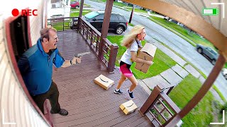 Karen Tries To Steal My Package, Then... (INSTANT KARMA)