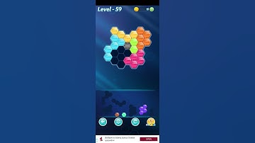 Block! Hexa Puzzle~Jumble A block 7 to 8 levels ~level-59