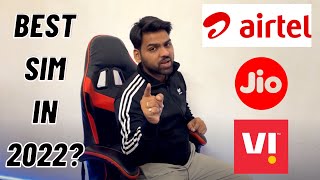 Jio vs Airtel vs VI - Which sim is best in India in 2022