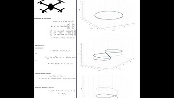 Quadcopter Dynamics & LQR Control | 3D Drone Trajectory Tracking  in MATLAB #drone #matlab
