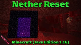 How to reset the Nether in Minecraft 1.16 (Java Edition) [2020]