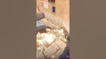 Molotov And Flash For Retake B On Dust 2 In CS2 #cs2 #shorts