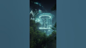 Bioluminous buildings architecture on the alien exoplanet in AI parallel universe #ai #aiart #scifi