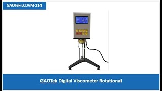 GAOTek Digital Viscometer Rotational