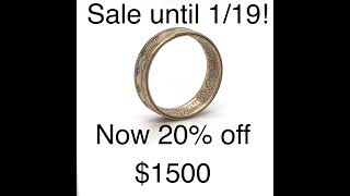 10 Dollar Gold Piece Coin Ring