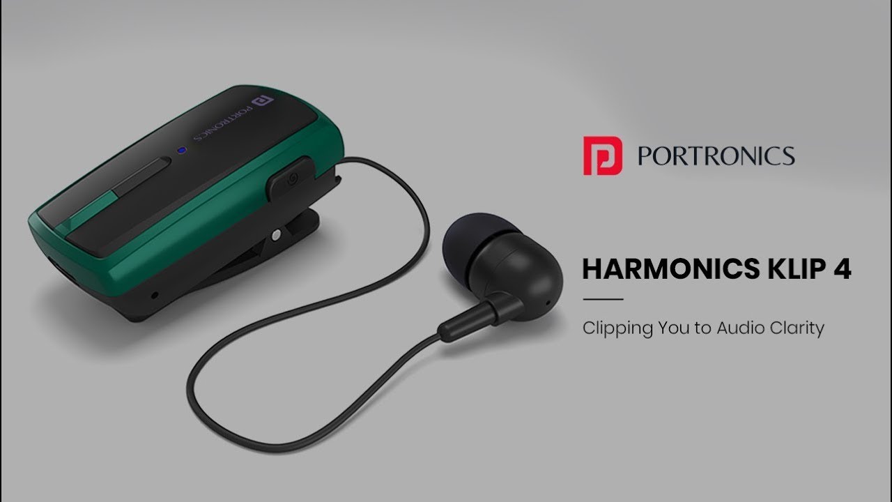 Harmonics Klip 4 Mono Earphone With Clip And Retractable Wire available at Hapuka.com