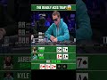 THE DEADLY ACES TRAP! 💀 #Poker #Shorts #pokerstars #pokerstrategy