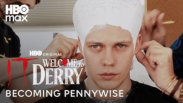 Bill Skarsgård Pennywise Transformation | IT: Welcome to Derry | HBO Max