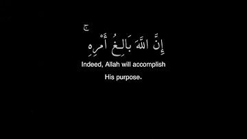 (وَمَن يَتَّقِ اللَّهَ يَجْعَل لَّهُ مَخْرَجًا …) كروما قرآن شاشة سوداء - سورة الطلاق - تركي البدر 