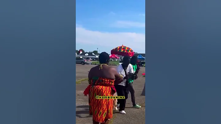 Adowa Dance Takes Over USA | Powerful Ghanaian Cultural Display 🇬🇭✨