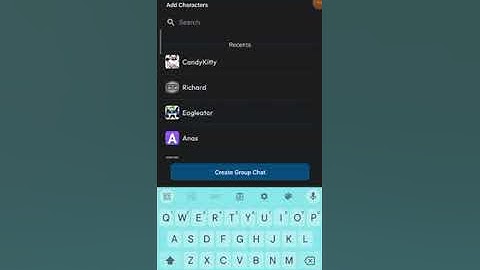 how to create an chat group in character. ai?
