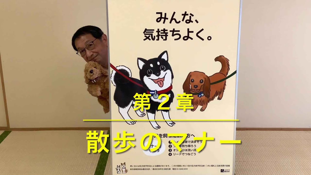 みんな 気持ちよく 第２章 散歩のマナー Youtube