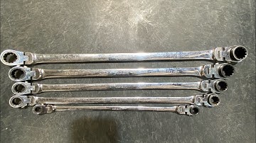 Harbor freight ICON double box ratcheting flex head wrench overview and demo