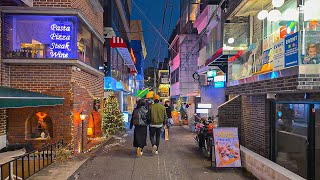 Saturday Night Walking on Yeonnamdong Street | Seoul Travel Guide 4K HDR