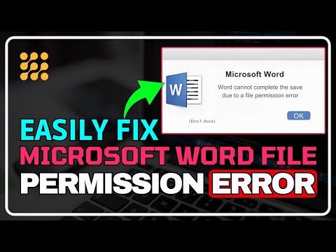 Fix Word File Permission Error in SECONDS! (Easy Steps)