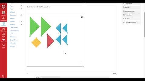 How to Embed an IM + OER 6-8 GeoGebra App in any LMS