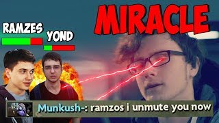 MIRACLE vs RAMZES Y0ND / МОЖНО ЛИ ЗАТАЩИТЬ В СОЛО В ПАТЧЕ 7.17 / ДВА СТРИМА ● Miracle Ramzes y0nd