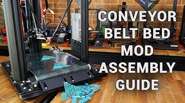 DIY conveyor belt delta bed assembly video