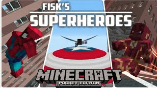 FISK'S SUPERHEROES ADD-ON FOR MINECRAFT BEDROCK 1.18+/1.19+ Fisks Superhero Mod Bedrock