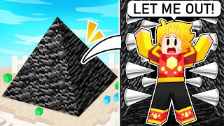 They Trapped Me In A BEDROCK PYRAMID... (Roblox Bedwars)