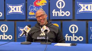 Acting Kansas coach Norm Roberts on the Jayhawks’ start and step up in competition vs. Duke