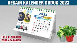 DESAIN KALENDER DUDUK 2023 - FREE DOWNLOAD