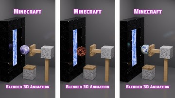 Satisfying Blender Physics Simulation Compilation🔥🔥🔥#blender3d #3dart #3danimation #minecraft