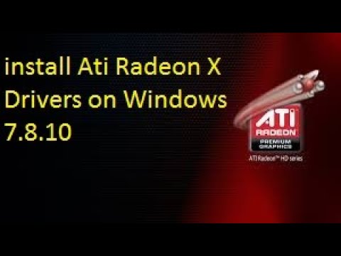 install Ati Radeon X1600 Drivers on Windows 7.8.10 2023 mới nhất