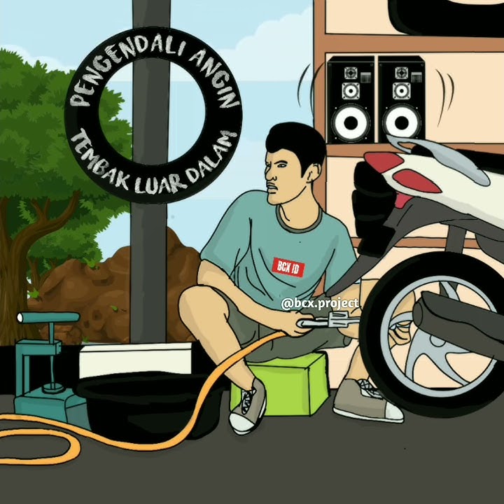 Story WA Animasi Tukang Tambal Ban