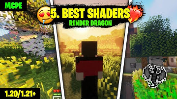 😳 Top 5 Epic Shaders For Minecraft PE (1.21+) || Best Render Dragon Shader For MCPE 🔥🔥