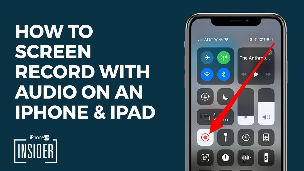 How To Screen Record With Audio On An Iphone Ipad Updated For Ios 14 Youtube