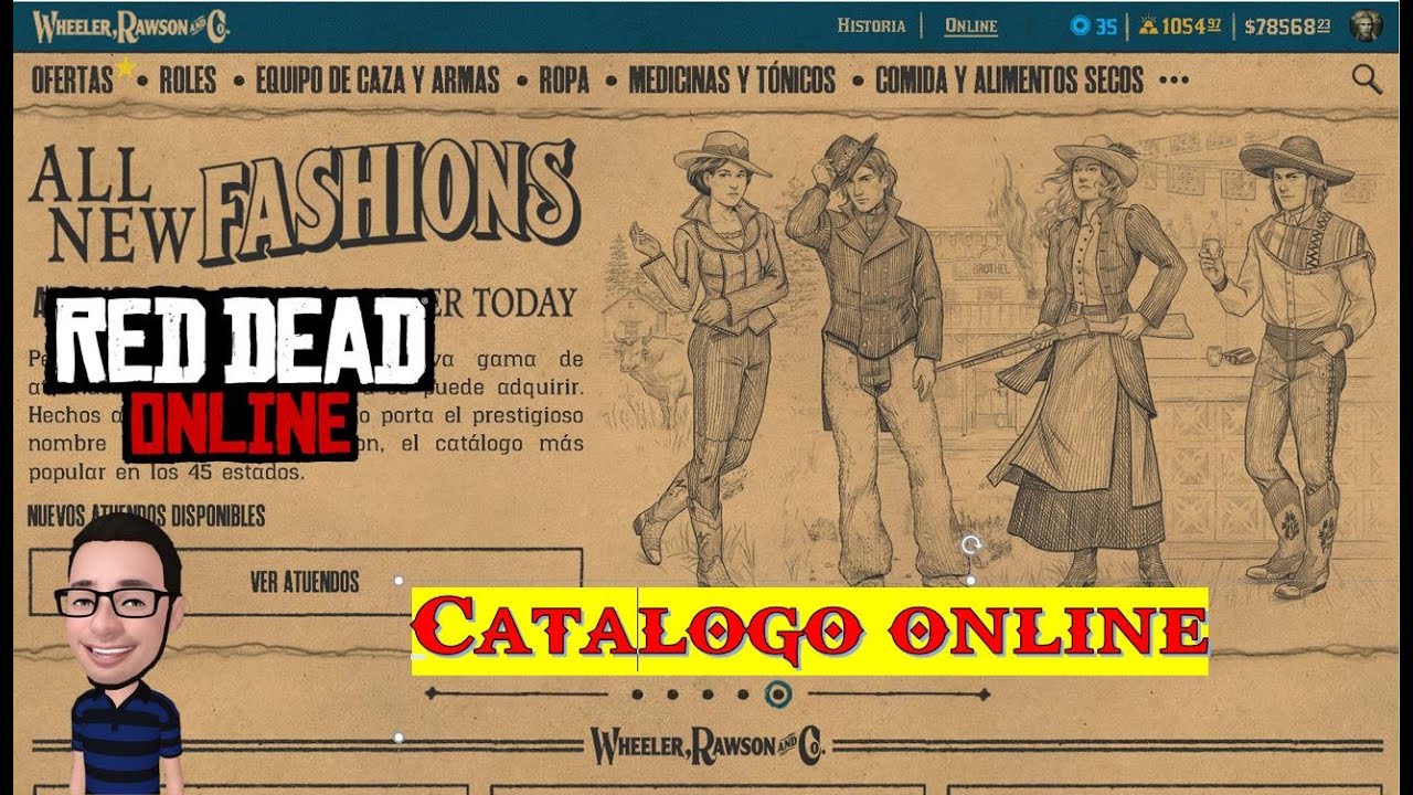 CATALOGO Wheeler, Rawson & Co (EDICION ONLINE) EN RED DEAD ONLINE - YouTube