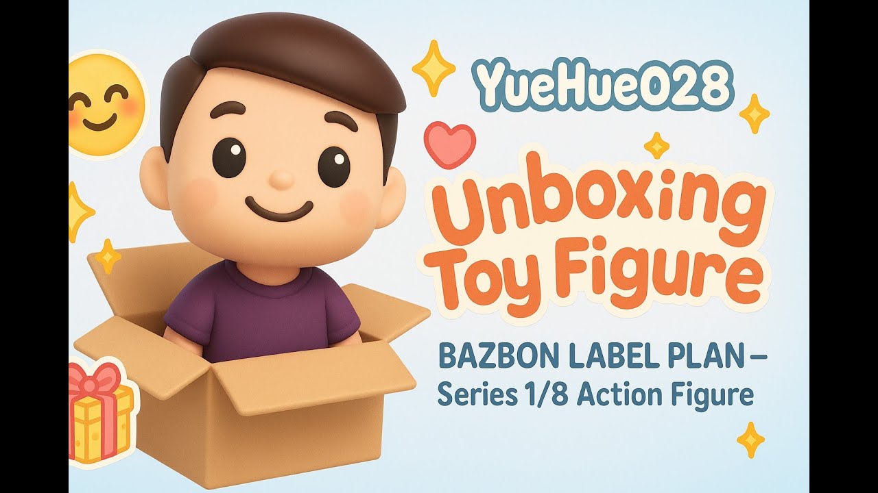 🚨 BAZBON LABEL PLAN - Series 1/8 Action Figure🚨