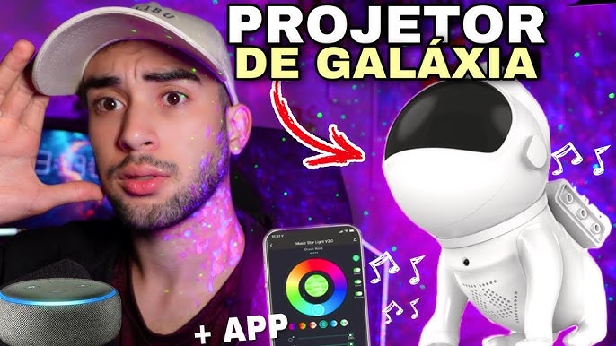 Projetor de luz astronauta Galaxy, luz do projeto Space Buddy para