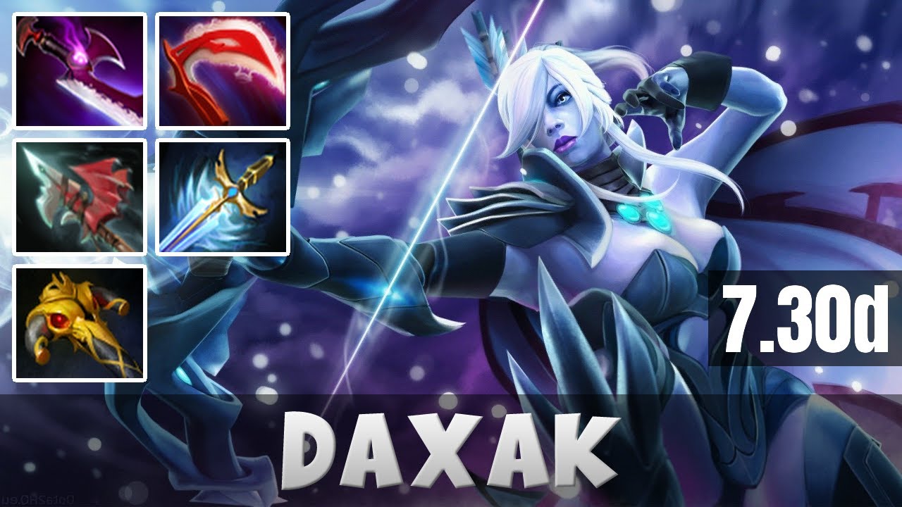Daxak | Drow Ranger Safelane | Dota 2 Pro Gameplay - Patche 7.30d