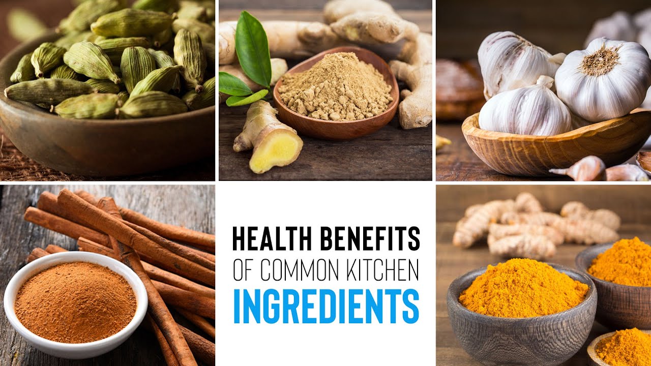 Health Benefits Of Commonly Used Kitchen Ingredients - YouTube