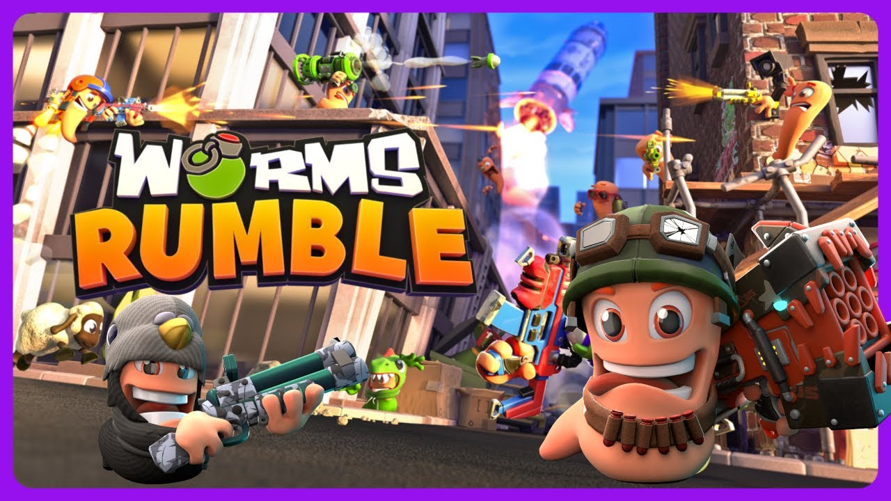 Worms Rumble cross-platform open beta Gameplay