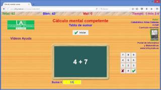 Cálculo mental competente: Tabla de sumar screenshot 4